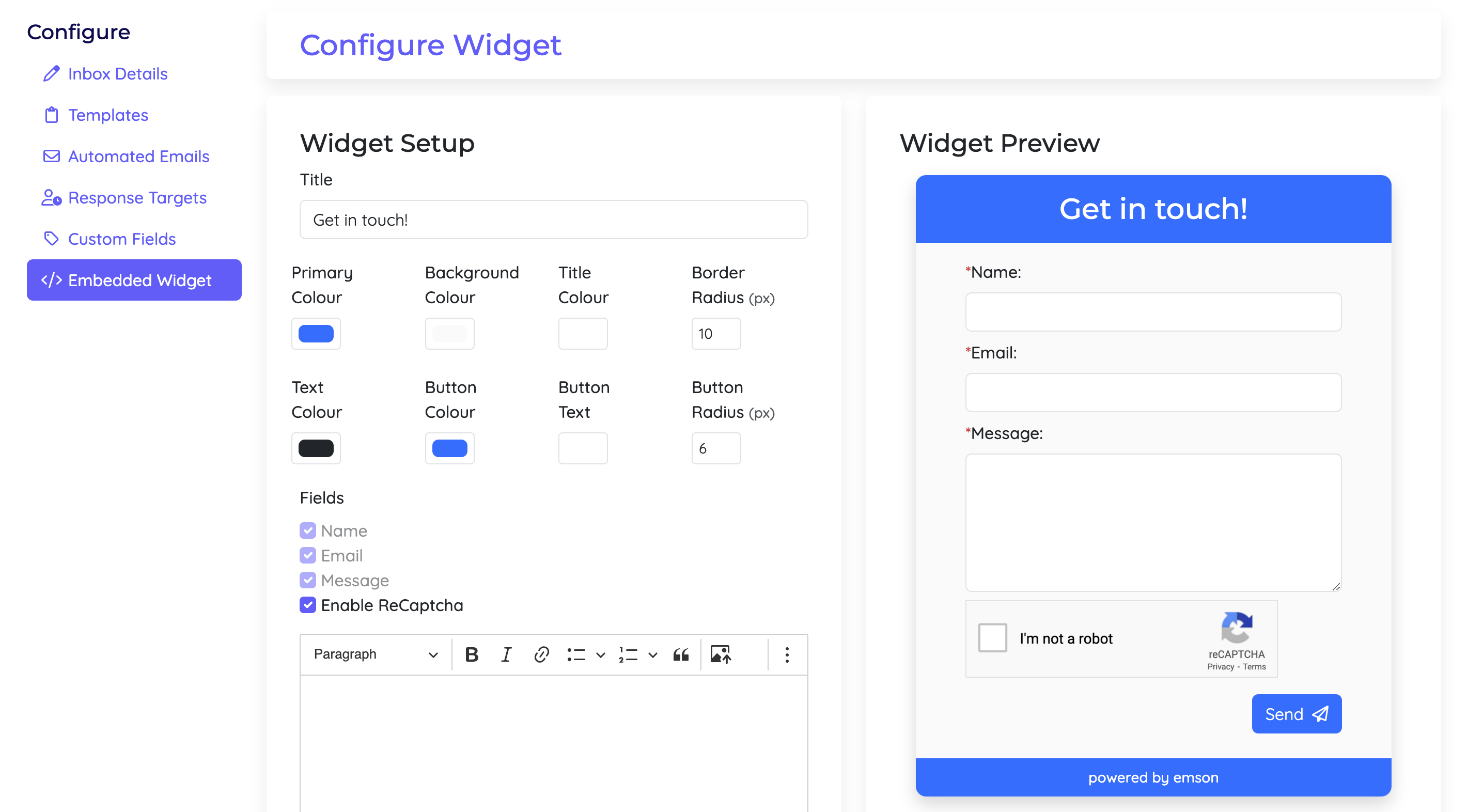 Custom Widgets